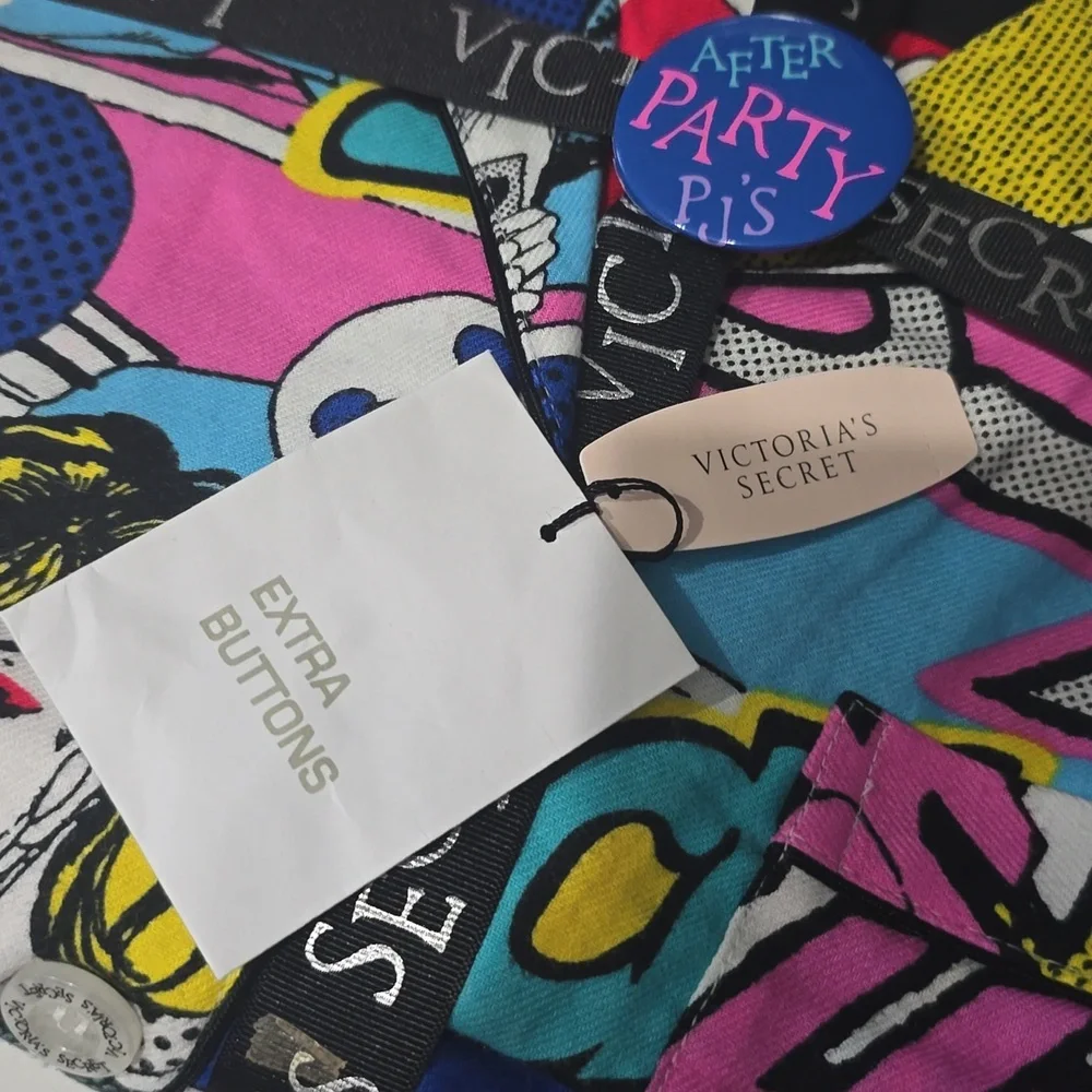 Vtg Victoria Secret After Party Pjs Nwt Medium - Picture 2 of 2